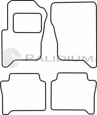 Ashuki PAL18-0834 - Paklājiņu komplekts ps1.lv