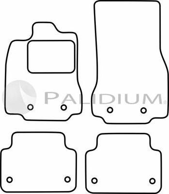 Ashuki PAL18-0715 - Paklājiņu komplekts ps1.lv