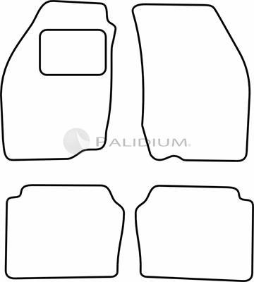 Ashuki PAL18-1616 - Paklājiņu komplekts ps1.lv