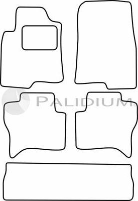 Ashuki PAL18-1067 - Paklājiņu komplekts ps1.lv