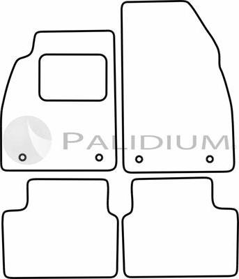 Ashuki PAL18-1197 - Paklājiņu komplekts ps1.lv