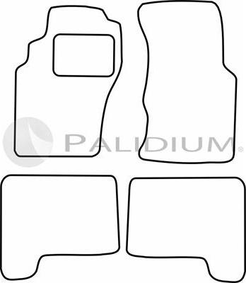 Ashuki PAL18-1125 - Paklājiņu komplekts ps1.lv