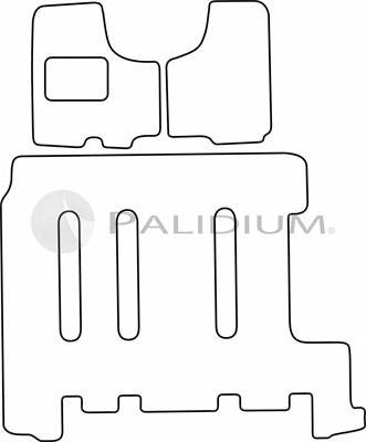 Ashuki PAL18-1232 - Paklājiņu komplekts ps1.lv