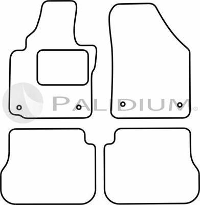 Ashuki PAL18-1791 - Paklājiņu komplekts ps1.lv