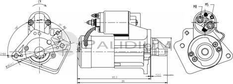 Ashuki PAL17-1009 - Starteris ps1.lv