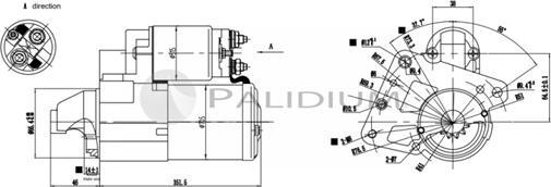 Ashuki PAL17-1014 - Starteris ps1.lv