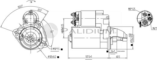 Ashuki PAL17-1011 - Starteris ps1.lv