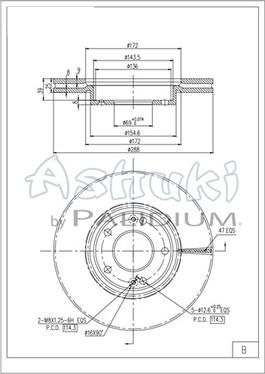 Ashuki Y089-77 - Bremžu diski ps1.lv