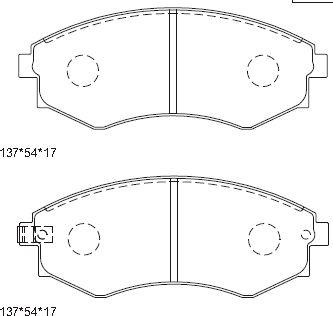 BENDIX 572347 - Bremžu uzliku kompl., Disku bremzes ps1.lv