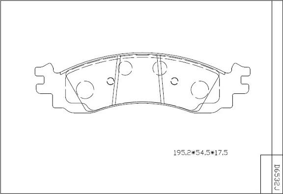 Asimco KD6532 - Bremžu uzliku kompl., Disku bremzes ps1.lv