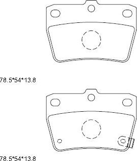 Asimco KD2637 - Bremžu uzliku kompl., Disku bremzes ps1.lv