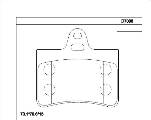 Asimco KD7008 - Bremžu uzliku kompl., Disku bremzes ps1.lv