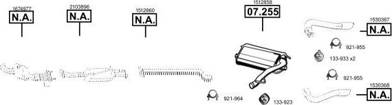 Asmet FO073425 - Izplūdes gāzu sistēma ps1.lv