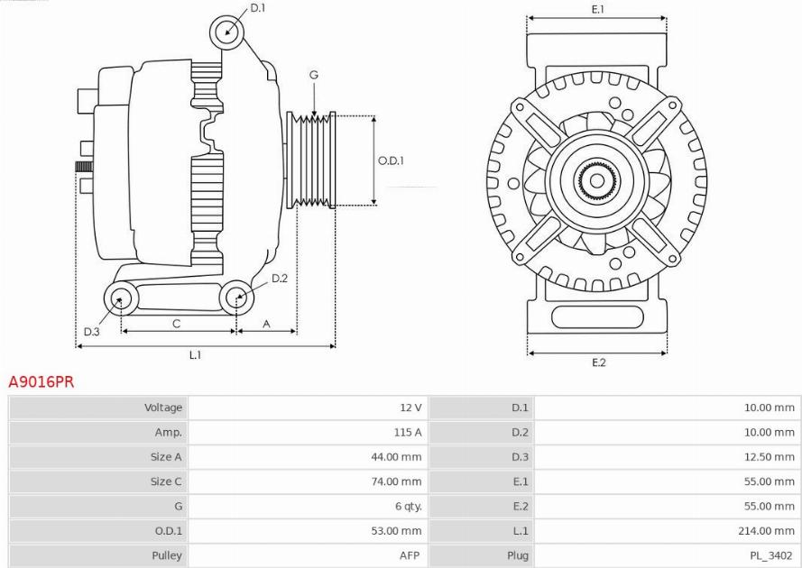 AS-PL A9016PR - Ģenerators ps1.lv