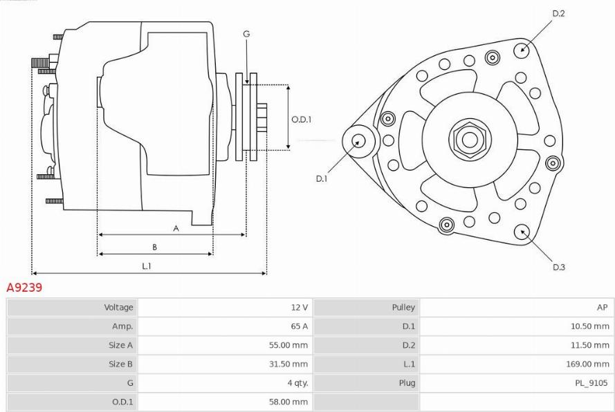 AS-PL A9239 - Ģenerators ps1.lv