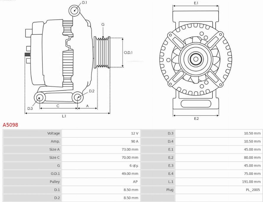 AS-PL A5098 - Ģenerators ps1.lv