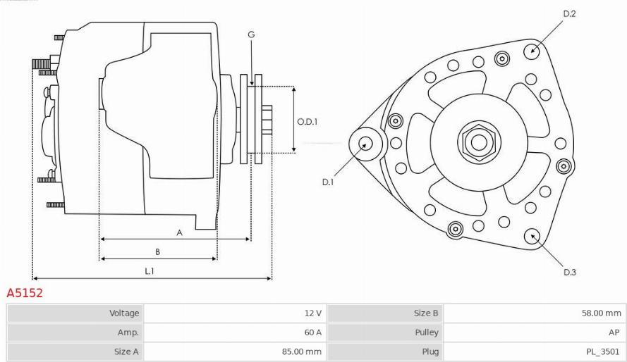 AS-PL A5152 - Ģenerators ps1.lv