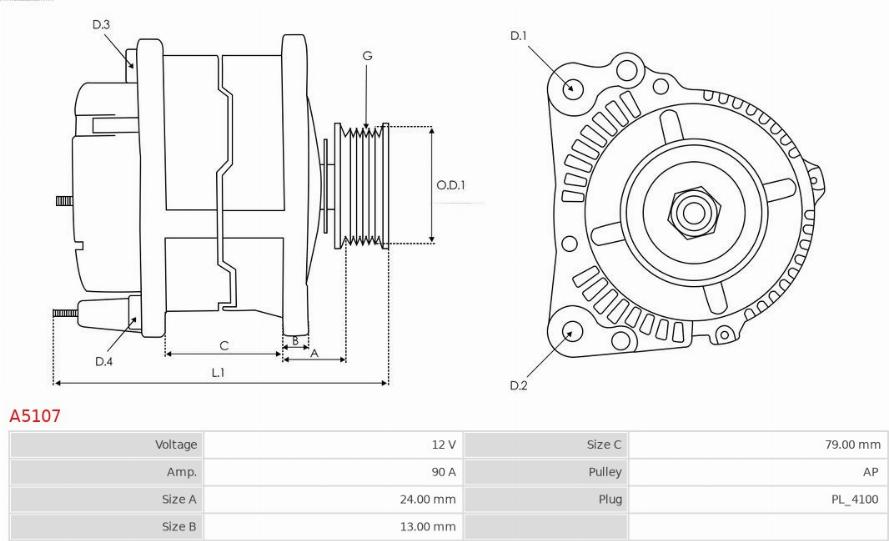 AS-PL A5107 - Ģenerators ps1.lv