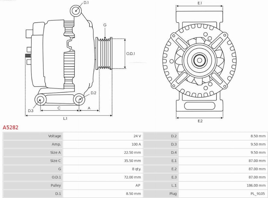 AS-PL A5282 - Ģenerators ps1.lv