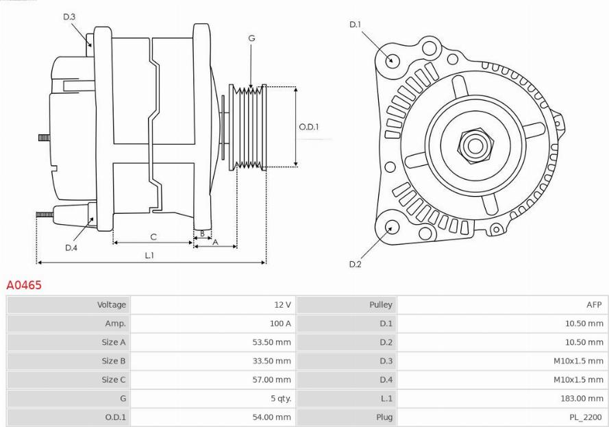 AS-PL A0465 - Ģenerators ps1.lv