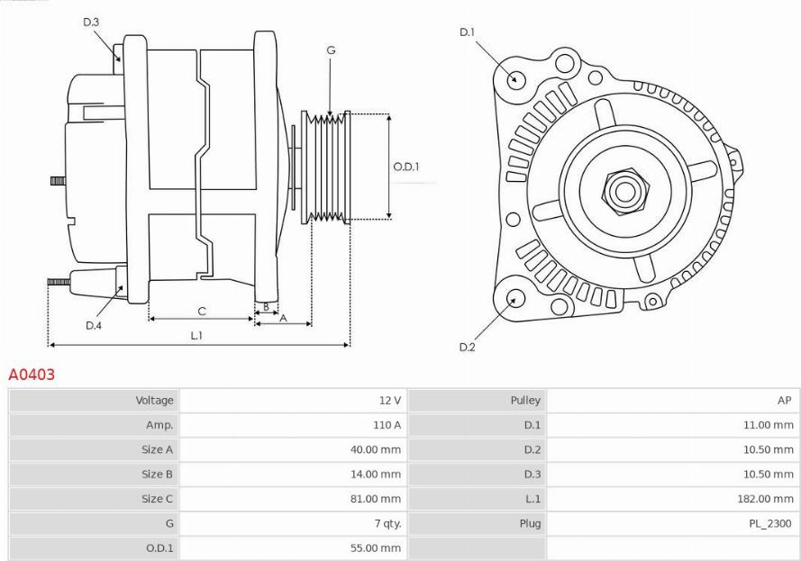 AS-PL A0403 - Ģenerators ps1.lv