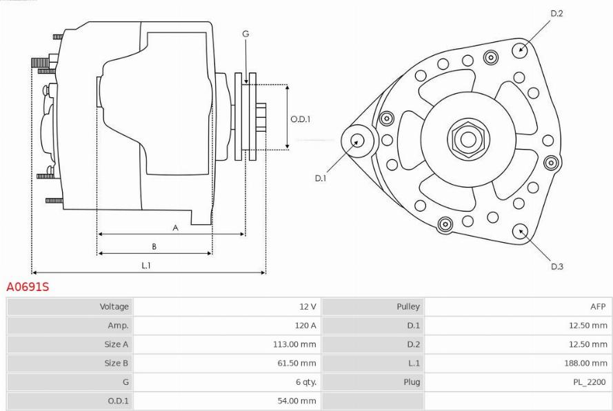 AS-PL A0691S - Ģenerators ps1.lv