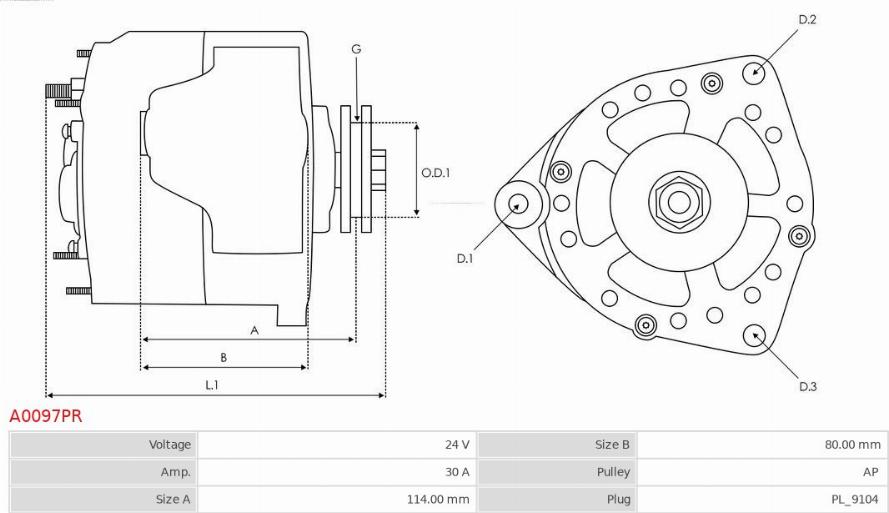 AS-PL A0097PR - Ģenerators ps1.lv