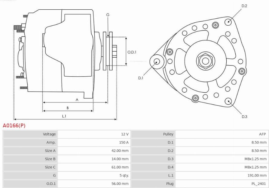 AS-PL A0166(P) - Ģenerators ps1.lv