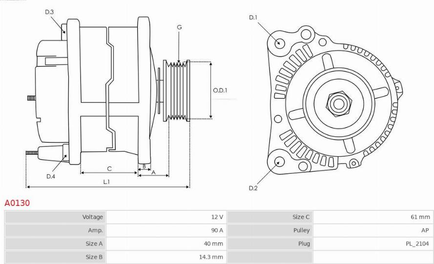 AS-PL A0130 - Ģenerators ps1.lv