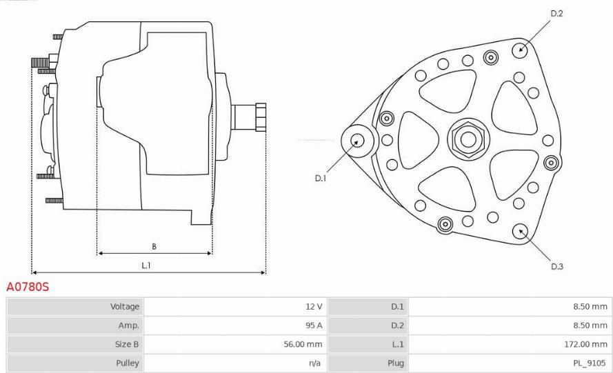 AS-PL A0780S - Ģenerators ps1.lv