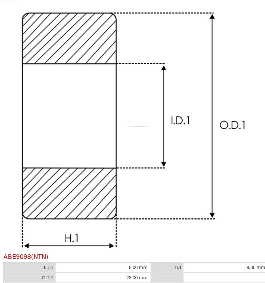 AS-PL ABE9098(NTN) - Gultnis ps1.lv