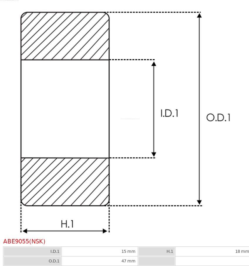 AS-PL ABE9055(NSK) - Gultnis ps1.lv