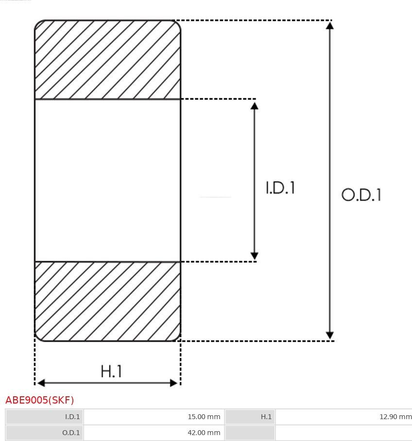 AS-PL ABE9005(SKF) - Gultnis ps1.lv