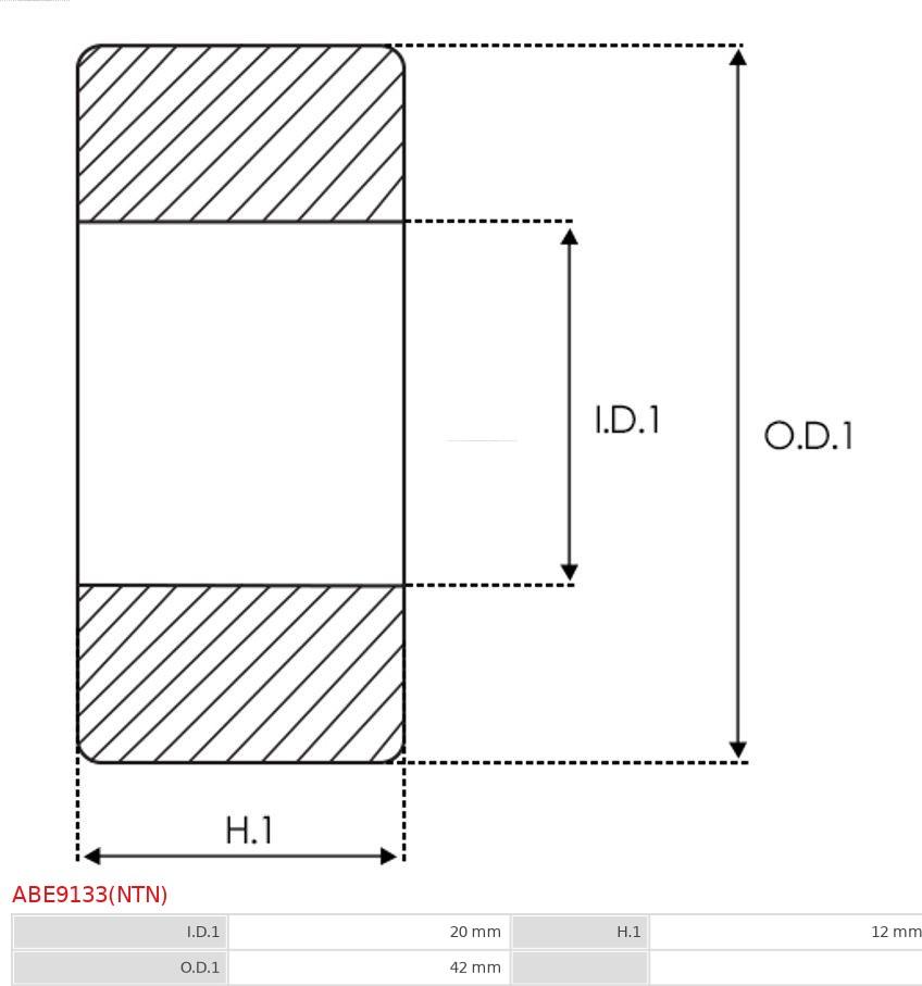 AS-PL ABE9133(NTN) - Gultnis ps1.lv