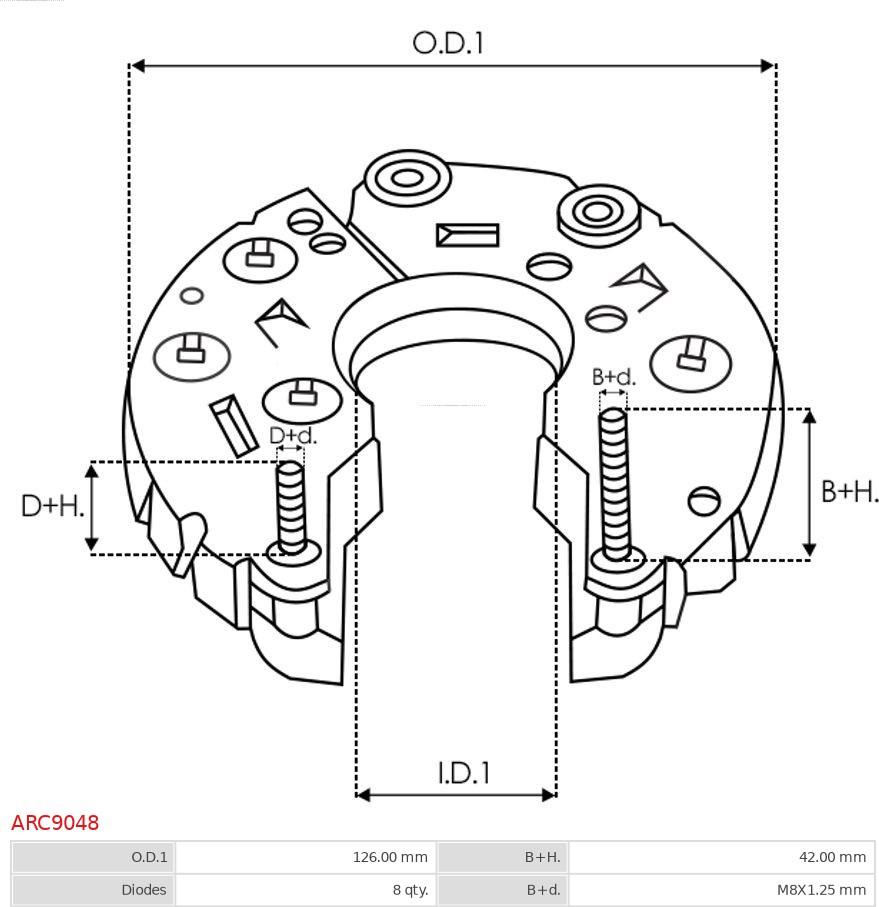 AS-PL ARC9048 - Taisngriezis, Ģenerators ps1.lv