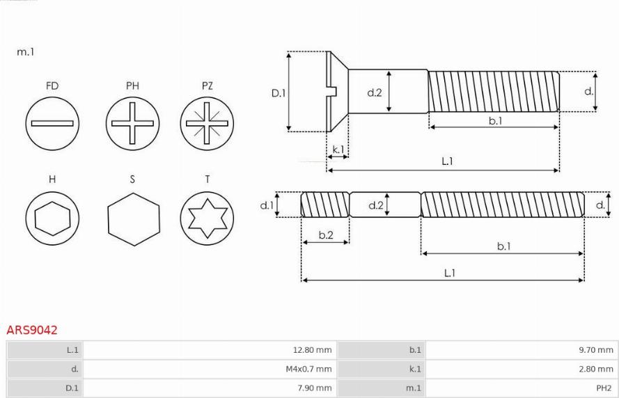 AS-PL ARS9042 - Remkomplekts, Ģenerators ps1.lv