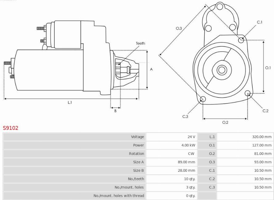 AS-PL S9102 - Starteris ps1.lv