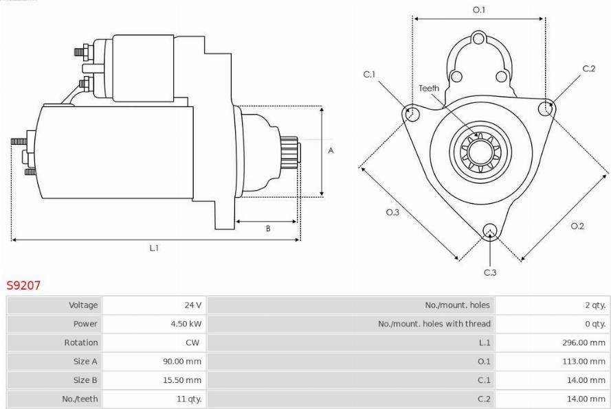 AS-PL S9207 - Starteris ps1.lv