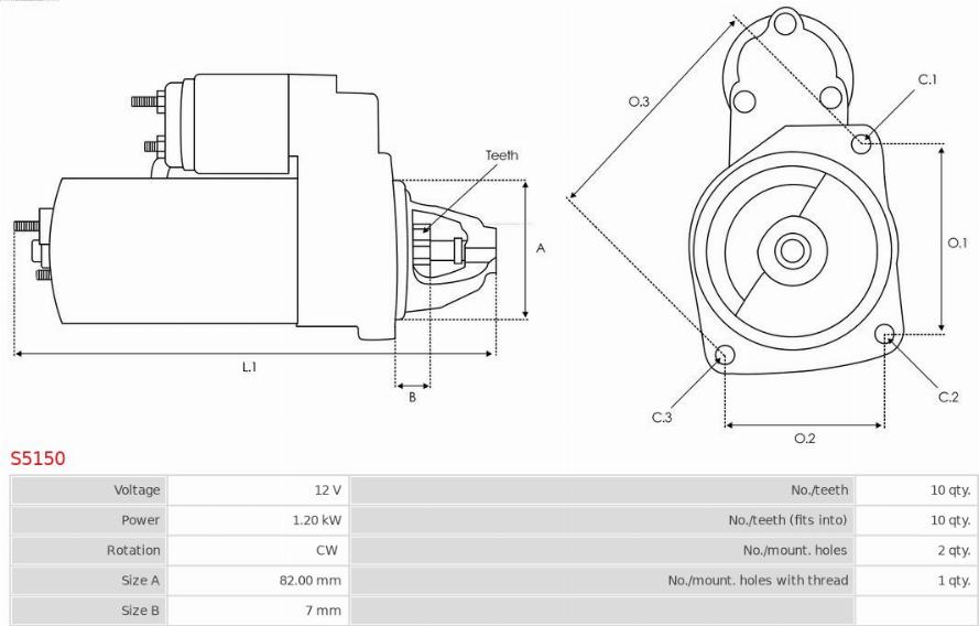 AS-PL S5150 - Starteris ps1.lv