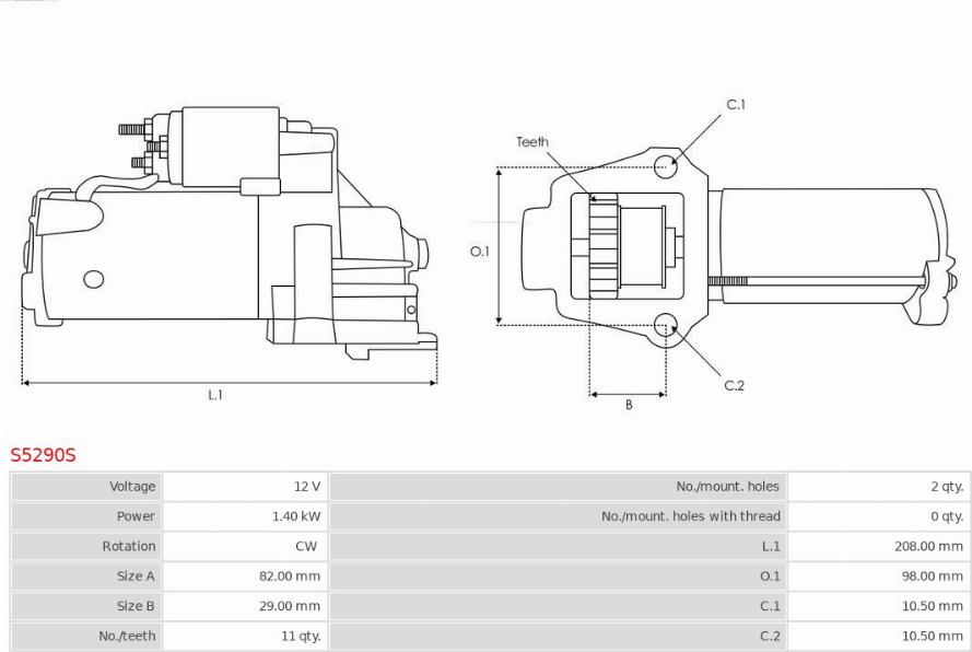 AS-PL S5290S - Starteris ps1.lv