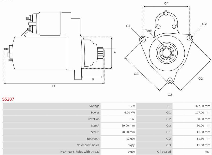 AS-PL S5207 - Starteris ps1.lv