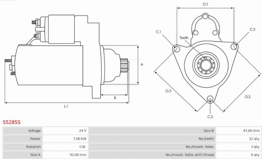 AS-PL S5285S - Starteris ps1.lv