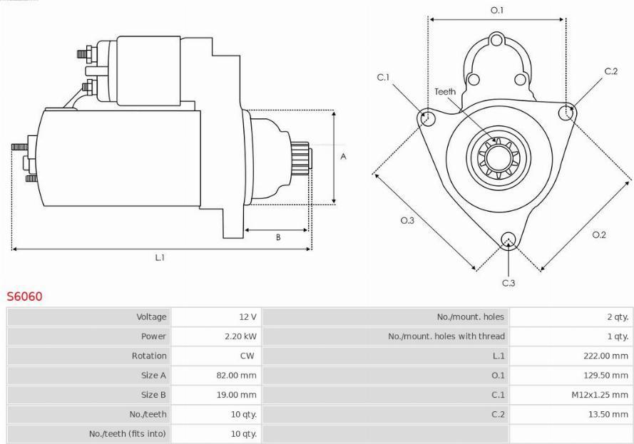 AS-PL S6060 - Starteris ps1.lv