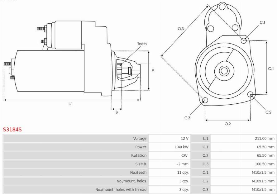 AS-PL S3184S - Starteris ps1.lv