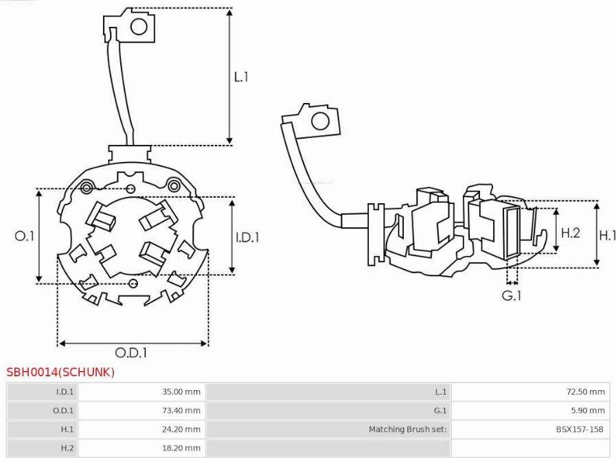 AS-PL SBH0014(SCHUNK) - Kronšteins, Ogļu sukas ps1.lv