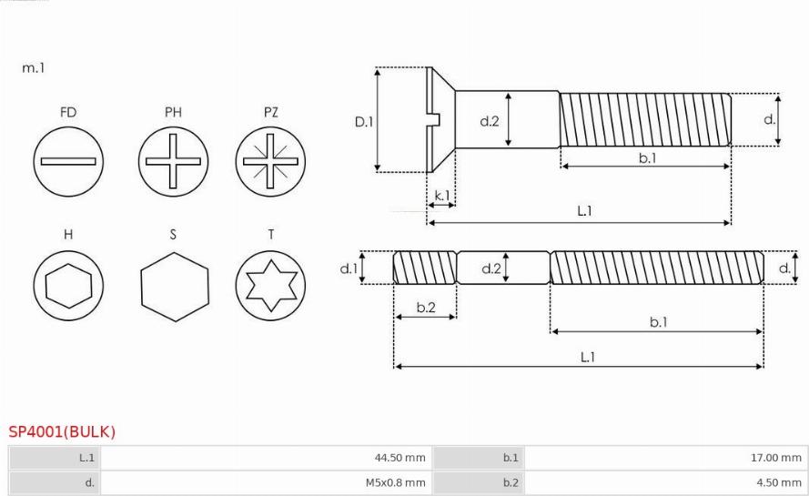 AS-PL SP4001(BULK) - Remkomplekts, Ģenerators ps1.lv