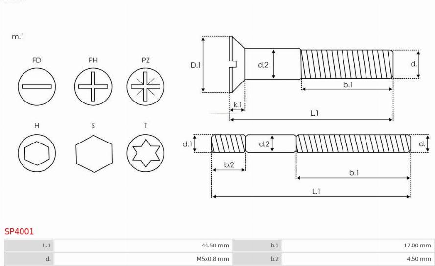 AS-PL SP4001 - Remkomplekts, Ģenerators ps1.lv