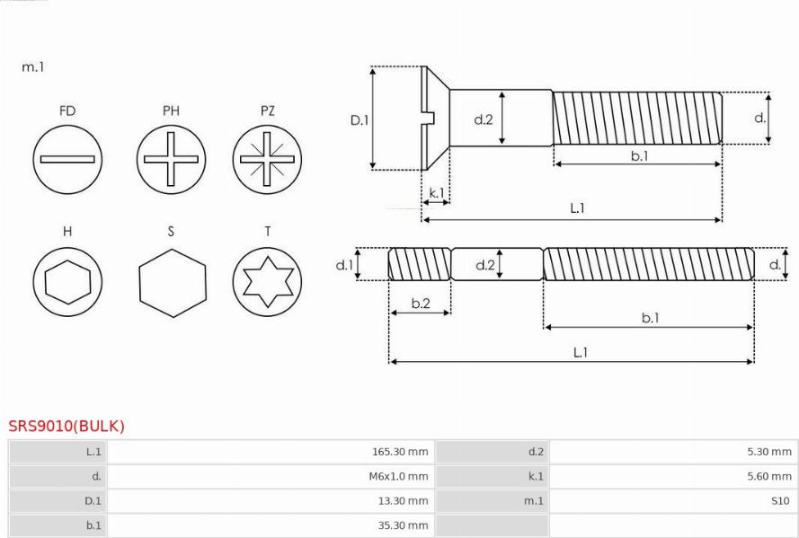 AS-PL SRS9010(BULK) - Remkomplekts, Ģenerators ps1.lv