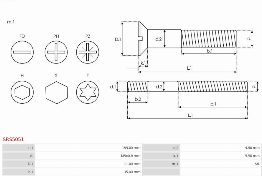 AS-PL SRS5051 - Remkomplekts, Ģenerators ps1.lv