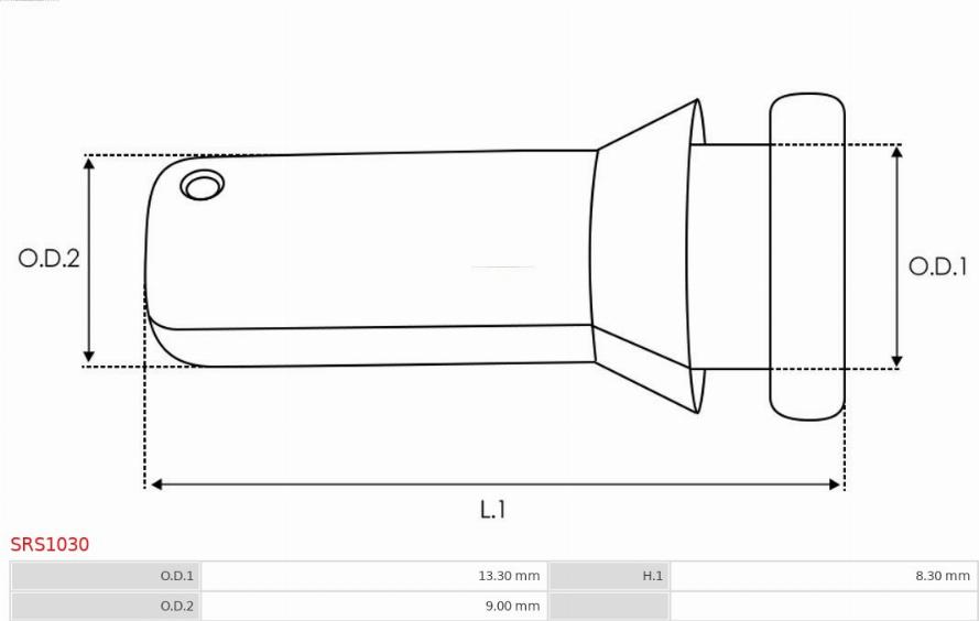 AS-PL SRS1030 - Remkomplekts, Starteris ps1.lv